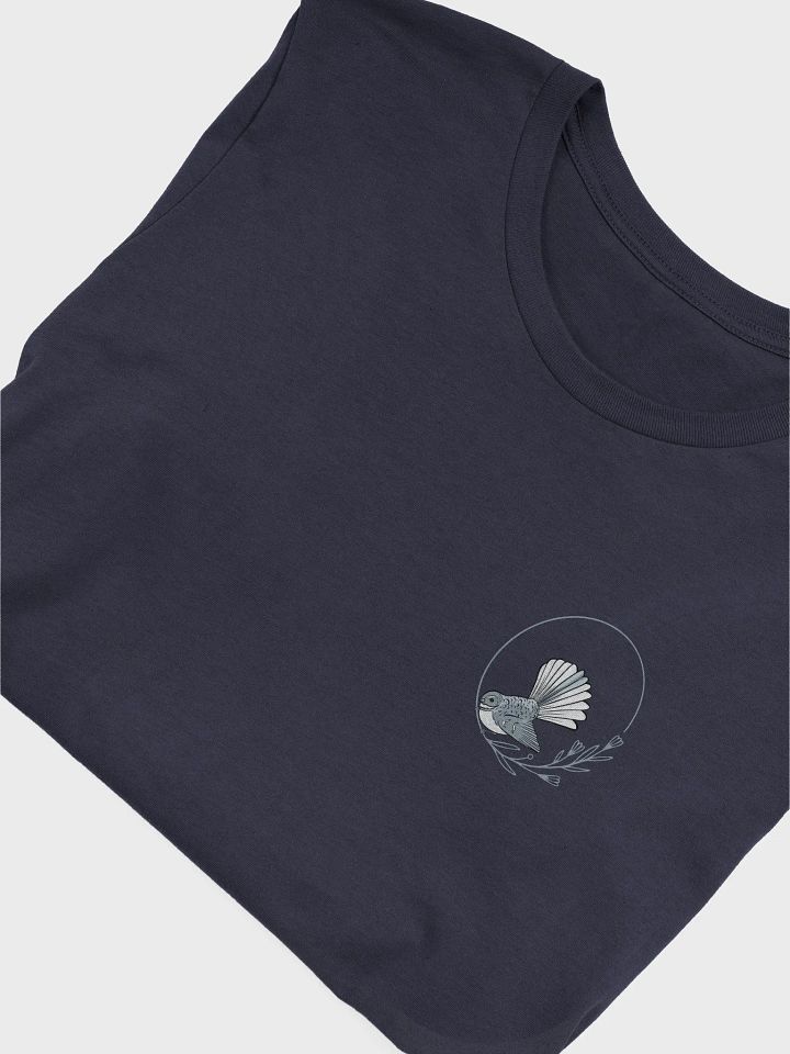 Fantail Bird T-Shirt, Elegant Nature-Inspired Design, Minimalist Wildlife Graphic, New Zealand Native Bird T-shirt product image (2)