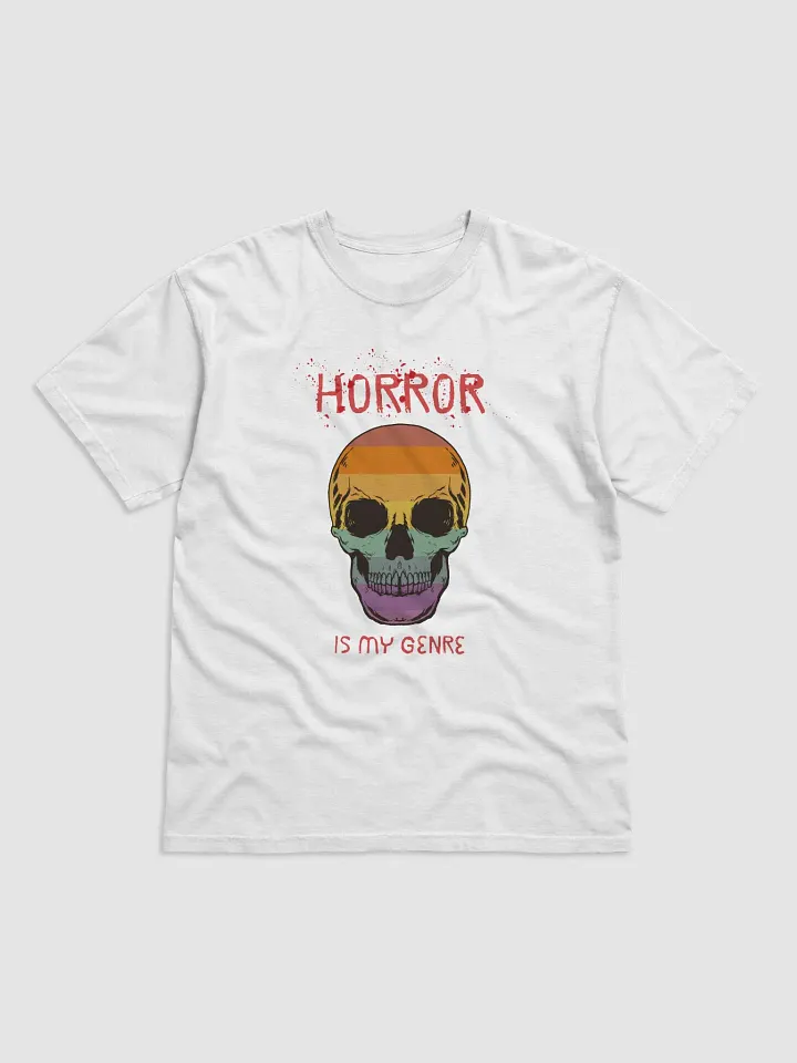 Horror is my Genre White T-shirt product image (1)