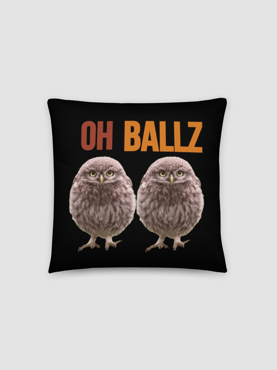 Oh Ballz Pillow - Black product image (1)
