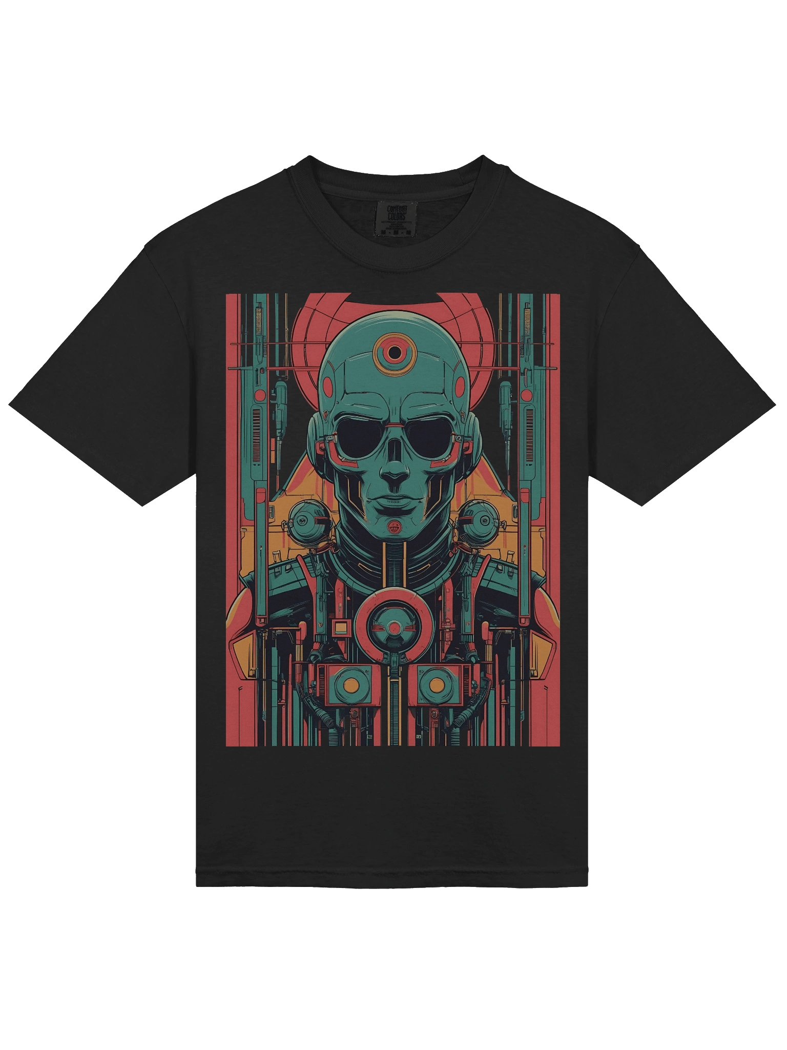 Retro Cyborg Prophet Heavyweight T-Shirt product image (4)