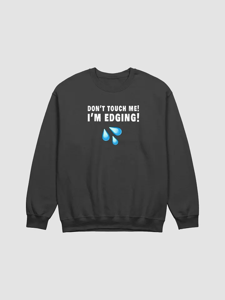 Don't Touch Me I'm Edging Sweatshirt product image (1)