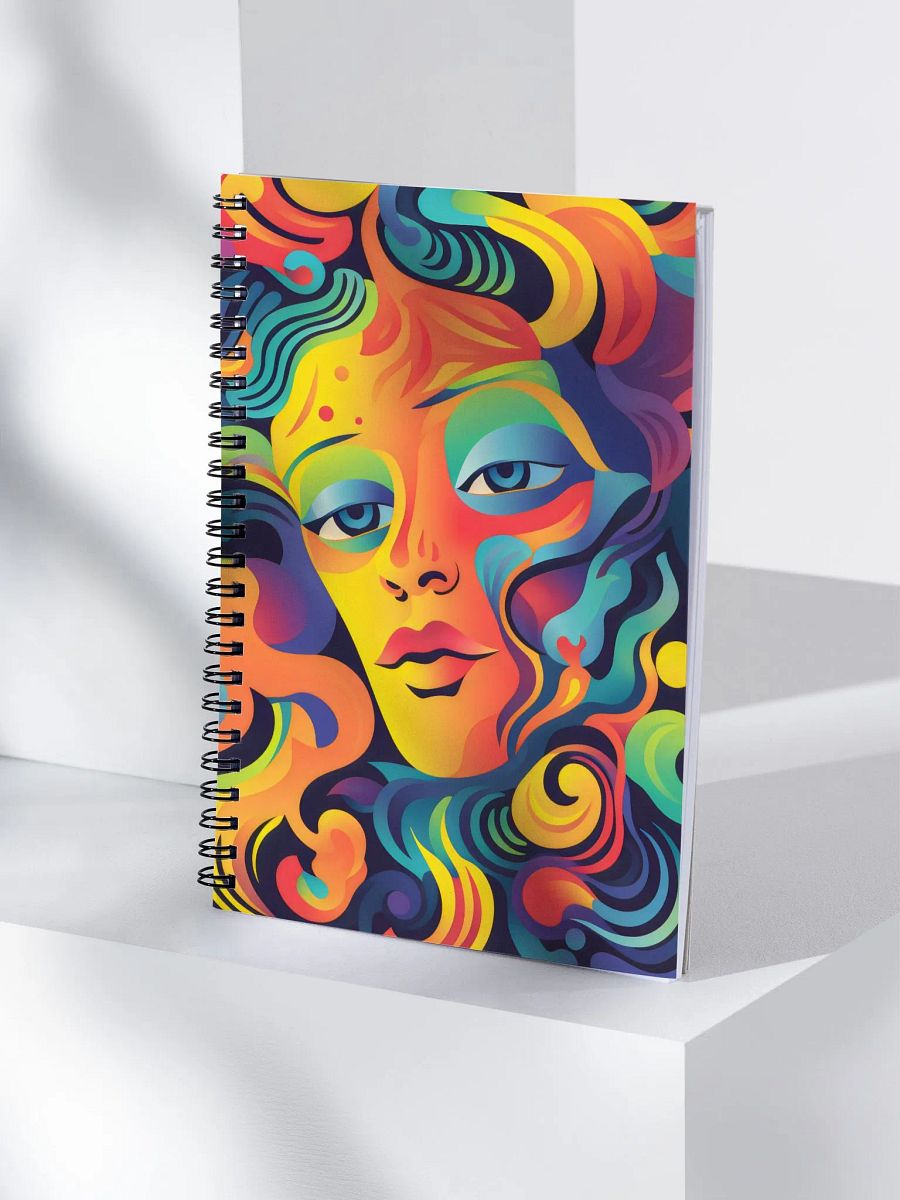 Serenity Swirls Spiral Notebook product image (4)