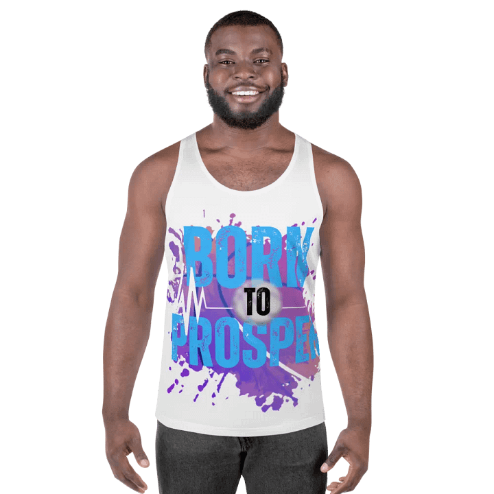 Born to Prosper Energetic Vibes Full Print Tank product image (1)