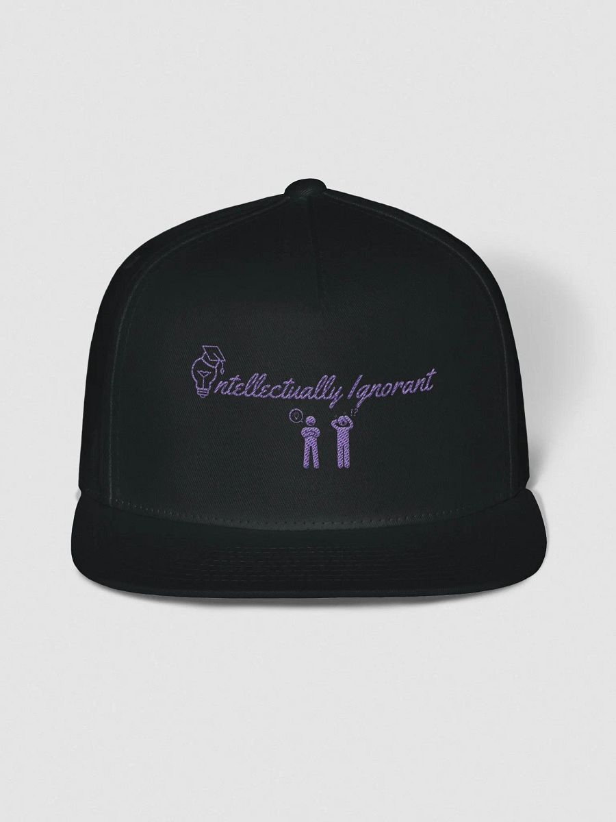 Intellectually Ignorant ( PURPLE LOGO) SNAPBACK cap product image (1)