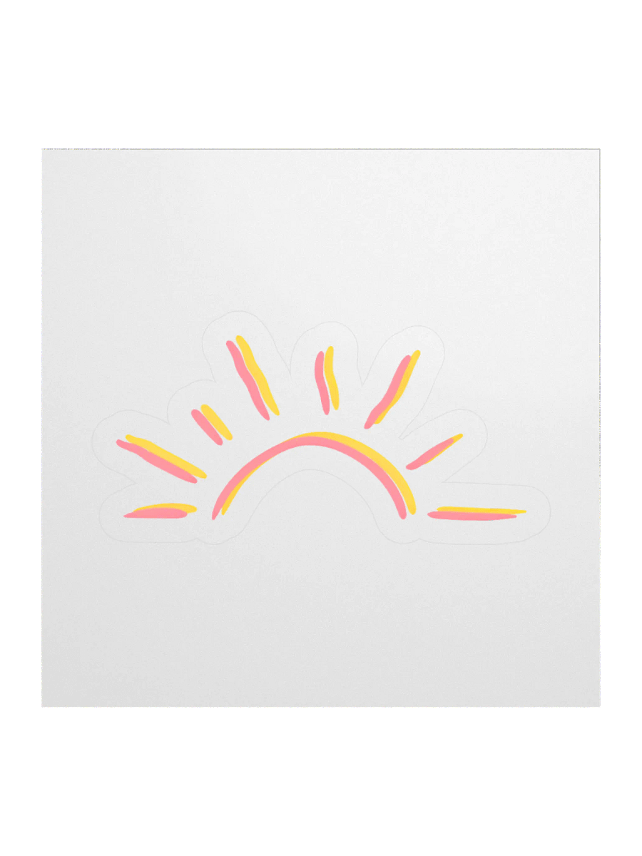 Sunshine Kiss Cut Stickers product image (1)