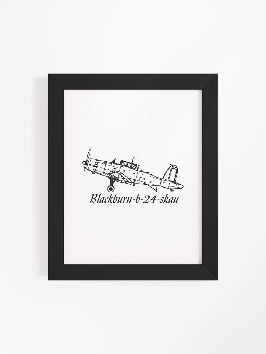 Blackburn b 24 skau Aircraft. Vibrant Matte Wood-Framed Poster product image (22)