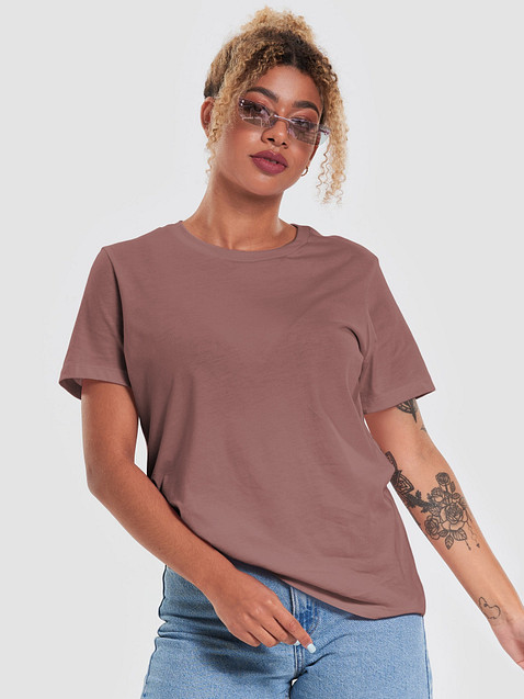 Photo showing Bella+Canvas Women's Supersoft Relaxed-fit T-Shirt