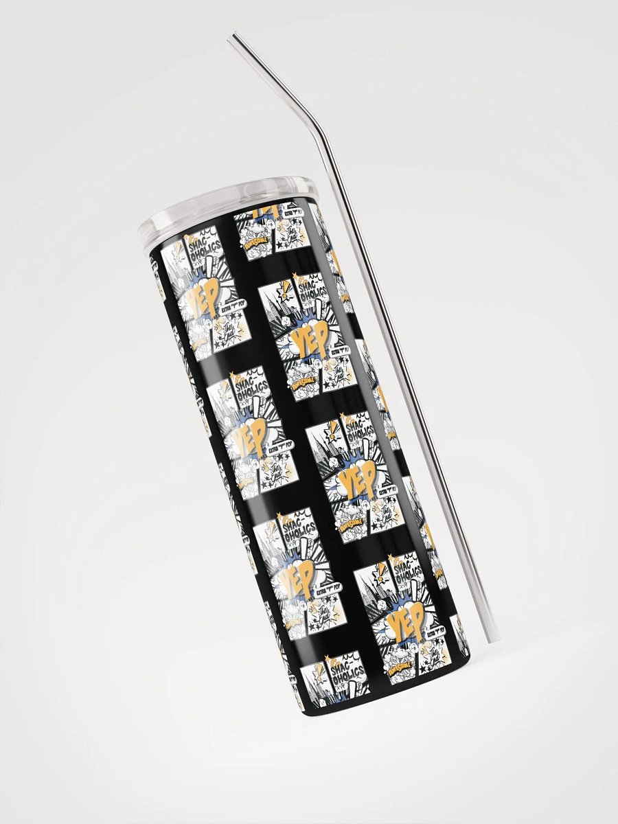 Shac-oholics Comic Blast Tumbler - Golden Yellow 