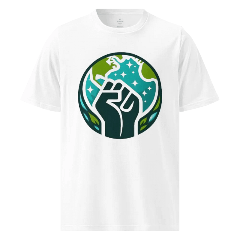 Solidarity Earth Raised Fist Activist Tee