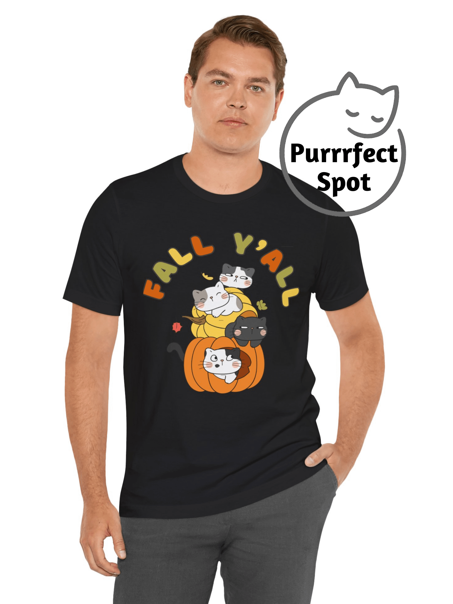 Fall Y'all Cat Trio Shirt product image (1)