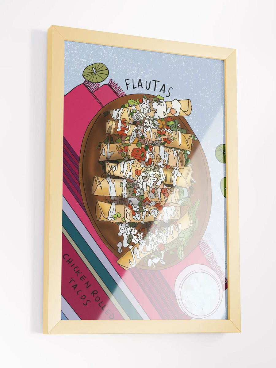 Flautas Framed Poster product image (3)