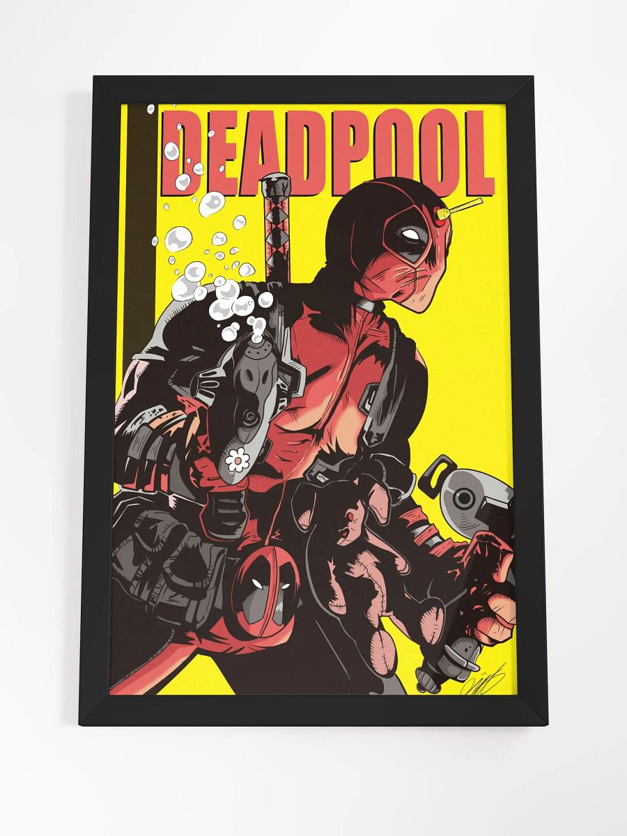 Deadpool Teddy Print (Framed) product image (4)