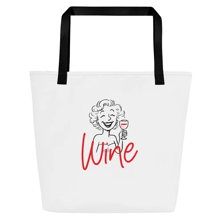Wine Whimsy All-Over Tote Bag product image (1)
