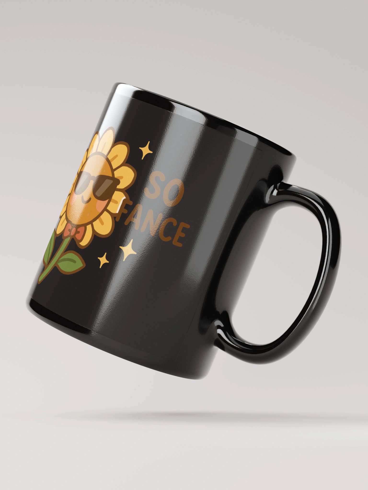 Black Sunflower Mug product image (2)