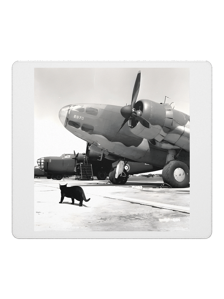 Cat on the Tarmac Gaming Mouse Pad product image (2)