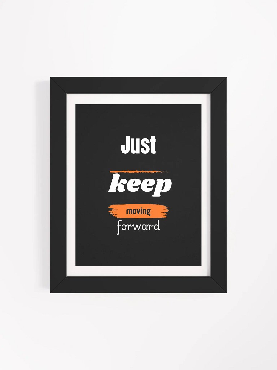 Brushstroke Encouragement Framed Poster product image (23)