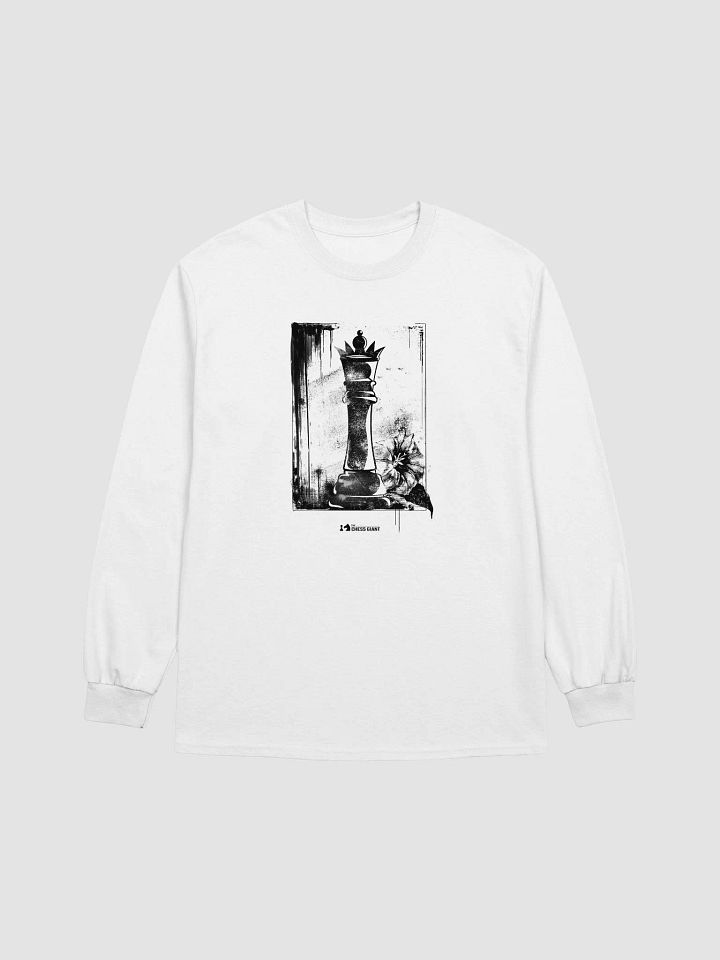 Grunge Chess: The Queen long-sleeve shirt product image (1)