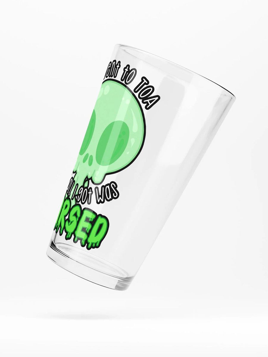All I Got Was Cursed - Monk - Pint Glass product image (5)