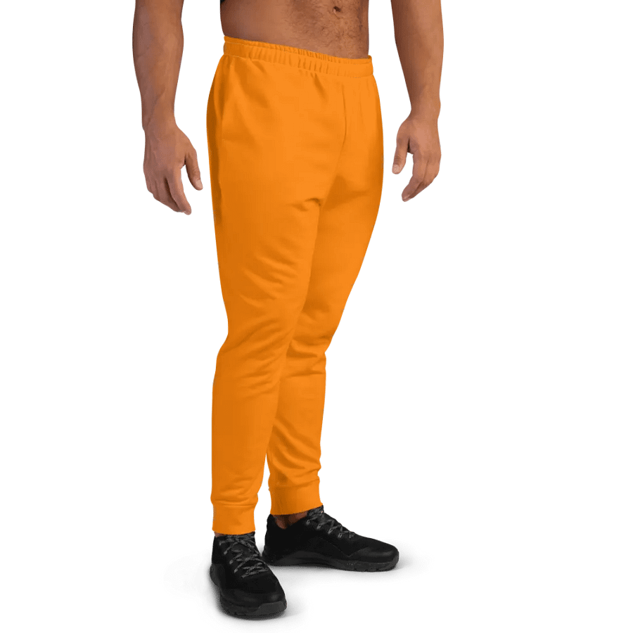 Plain Color Orange Joggers product image (4)