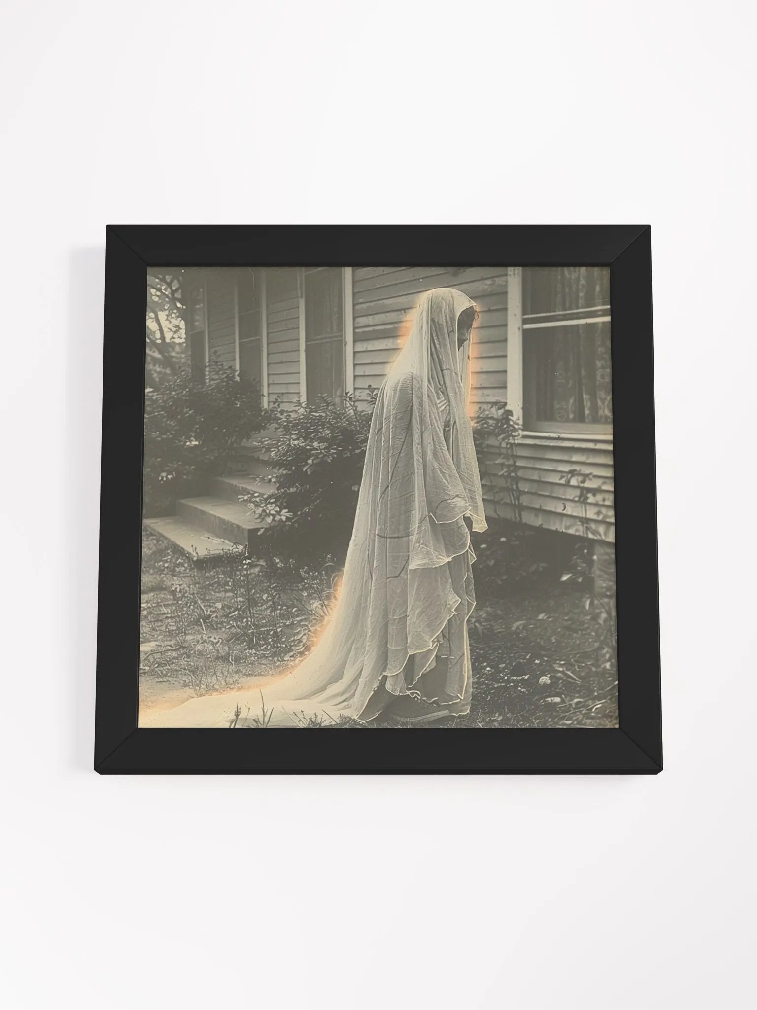 Glowing Vintage Ghost Photography Framed Wall Art product image (7)