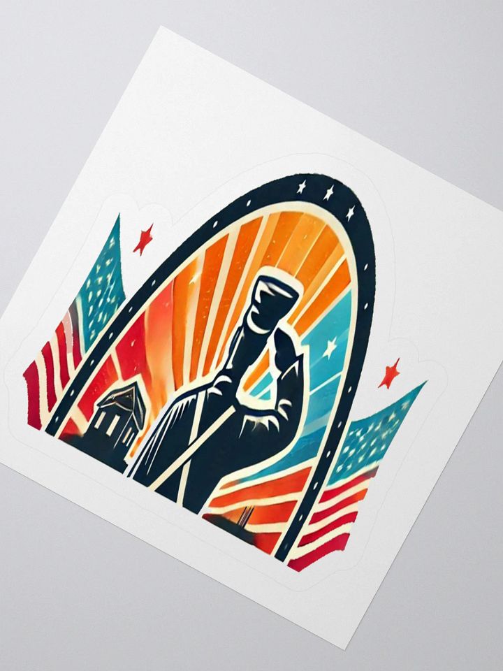Cosmic Explorer Astronaut Boot Sticker product image (7)