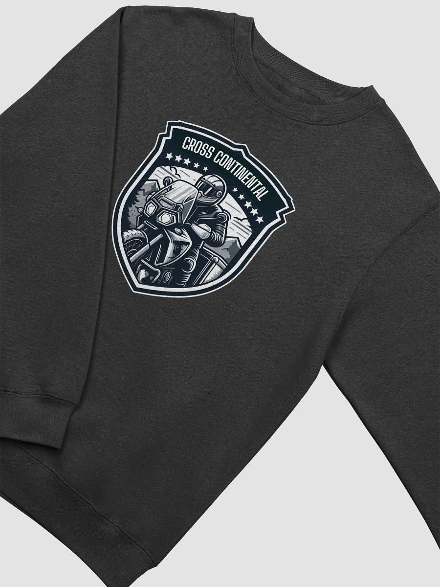 Cross Continental Rider Crewneck Sweatshirt | AI Design cross continental touring product image (3)
