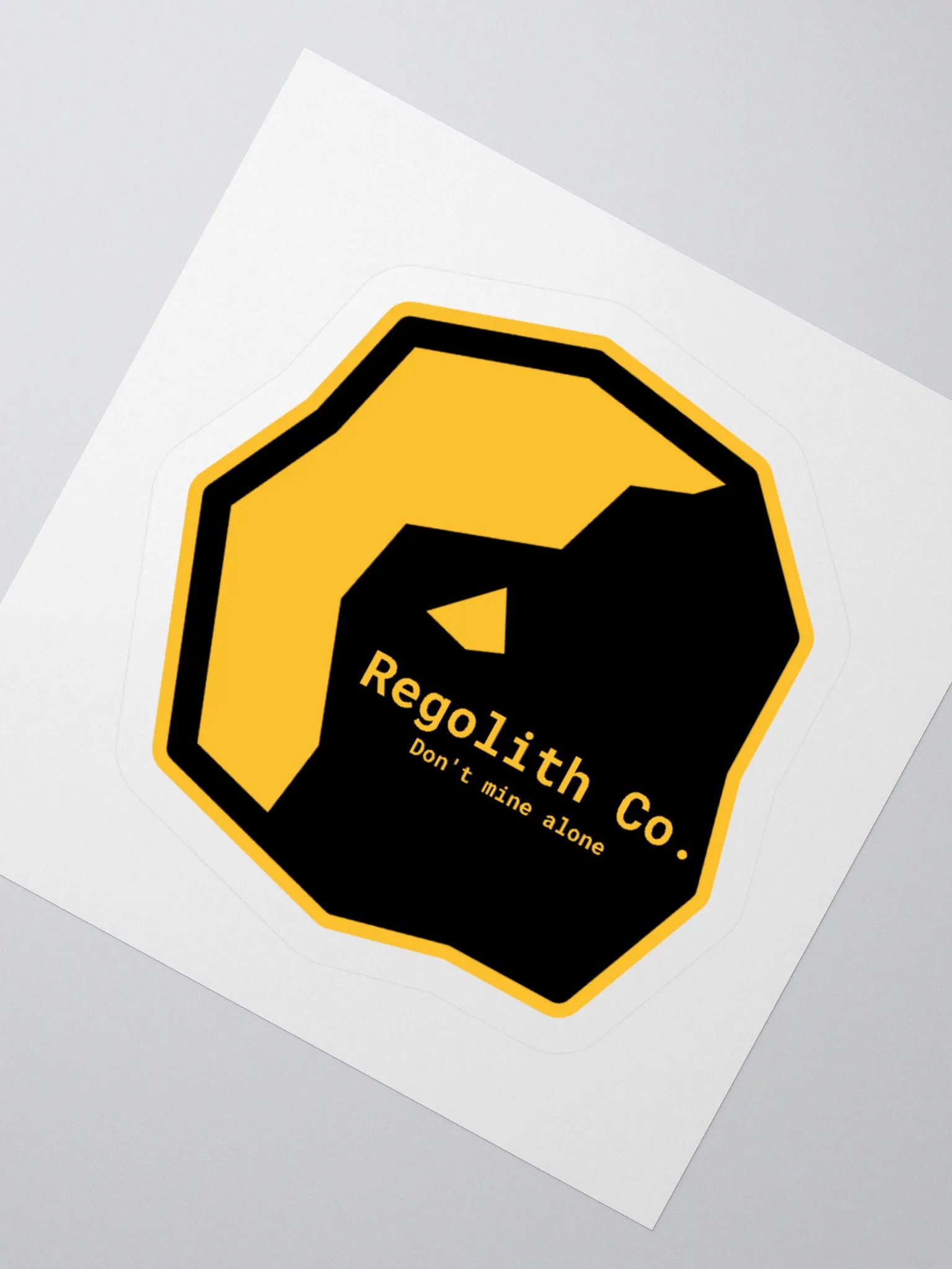 Regolith Logo Sticker product image (4)