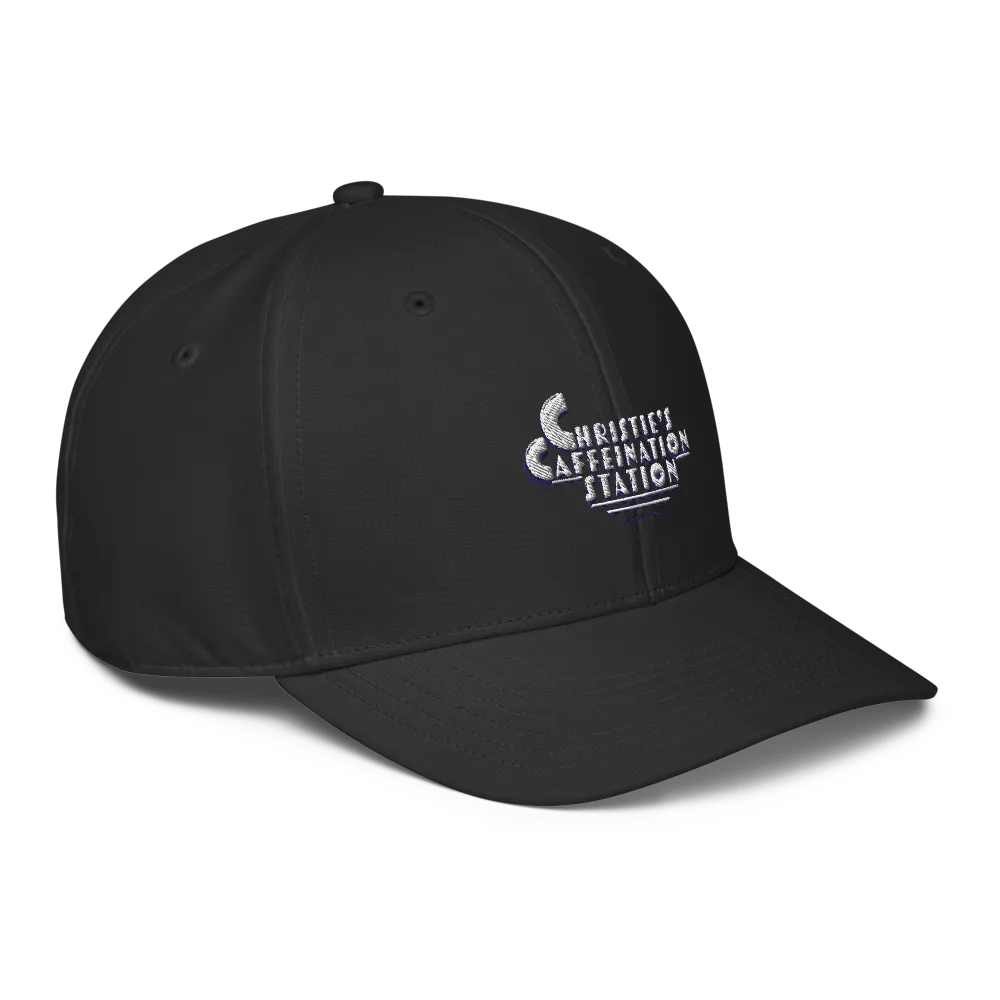 Black Baseball Cap with White Text Logo - Classic Style product image (3)