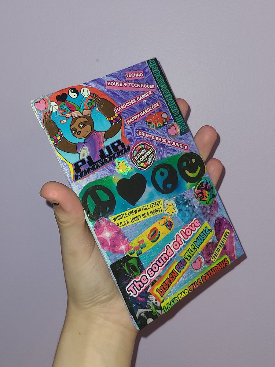 PLUR Kingdom Rave Nostalgia 4x6 mini canvas product image (4)