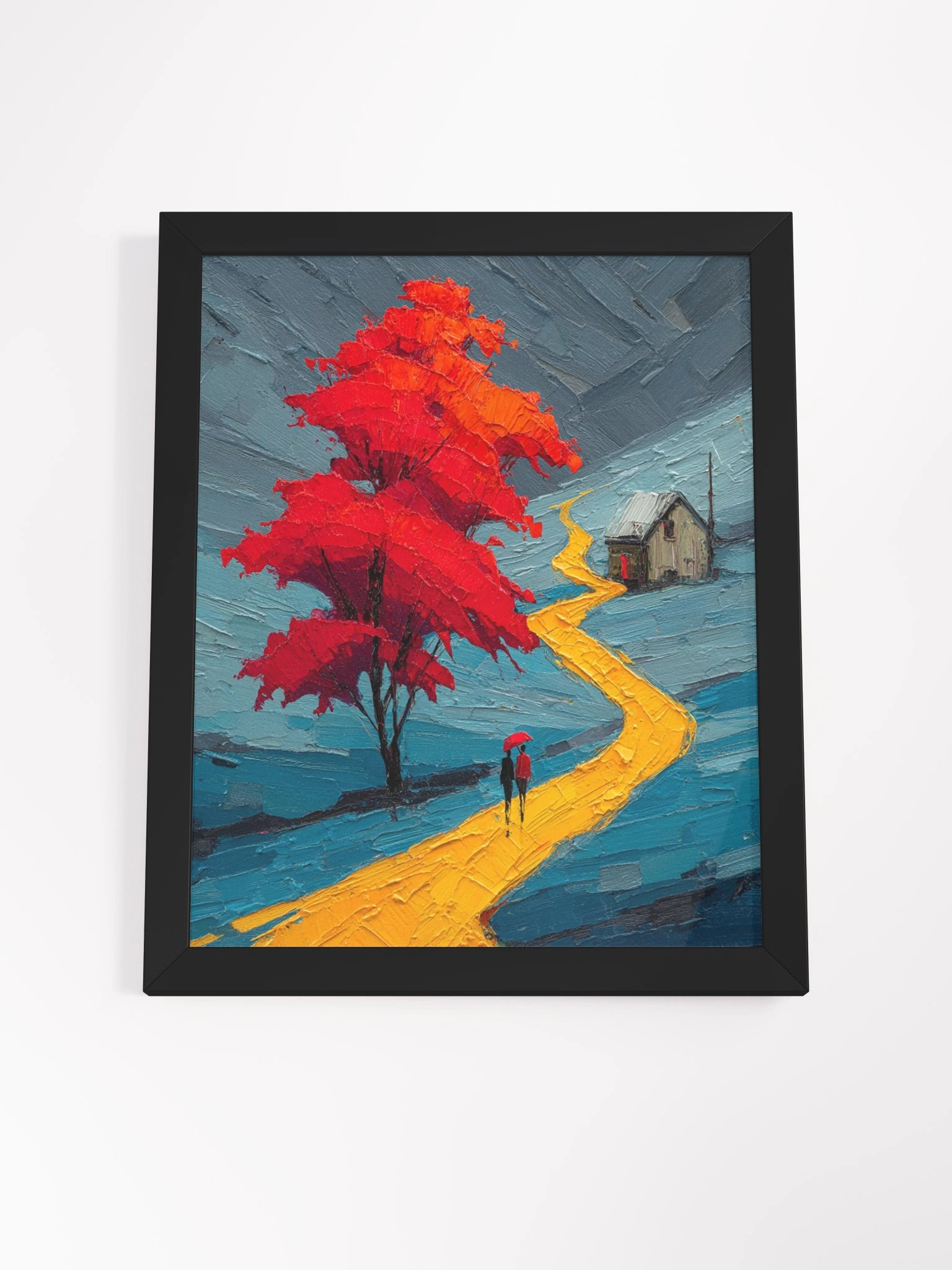 Golden Path Framed Matte Wall Art Canvas product image (6)