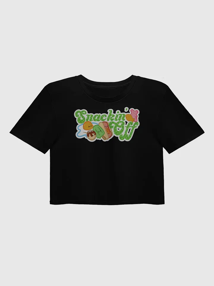 Snackin' Off Crop Top (Leaf Font) product image (1)