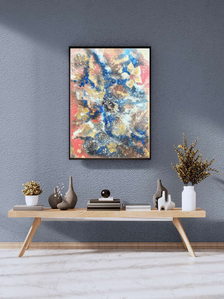 White cherry blossoms painting product image (2)