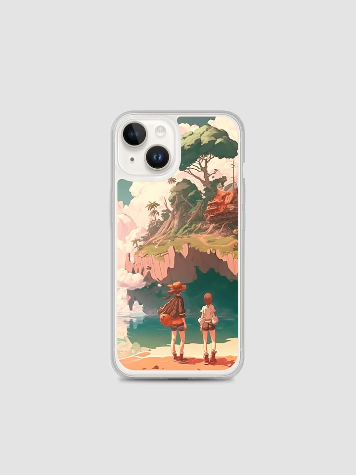 Skybound Serenade: Enchanting Anime Phone Case For iPhone product image (1)