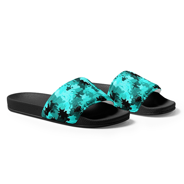 Aqua Camo Comfort Slides Men's product image (1)