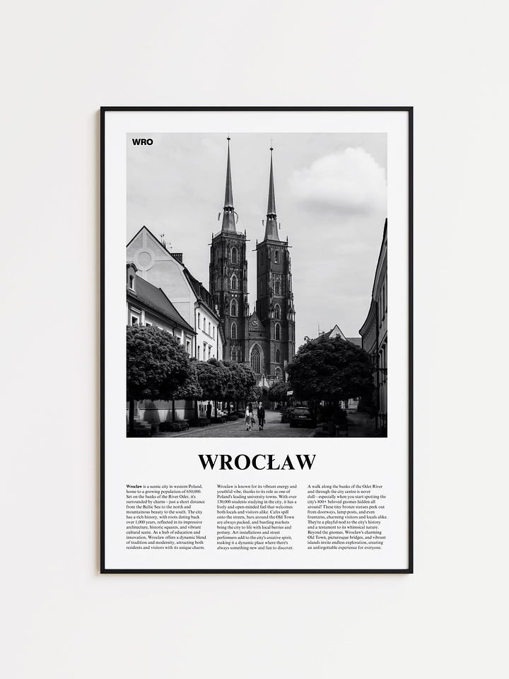 Wroclaw 03 Newspaper Poster product image (1)