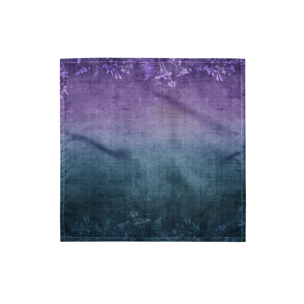 Blue Wildflowers Bandanna product image (1)