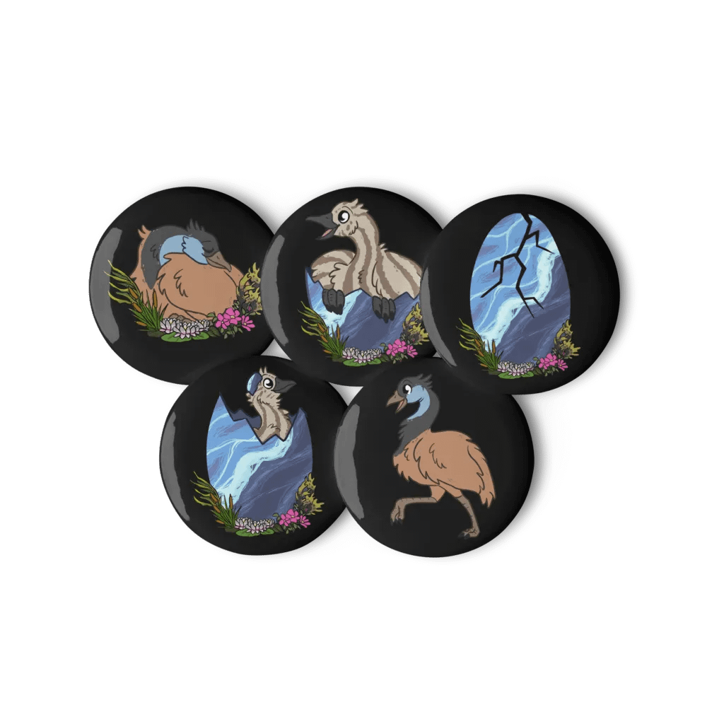 RAWR Tide Pins - Small Black product image (1)