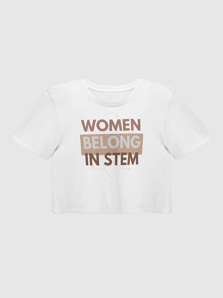 Women in STEM Crop Top product image (2)