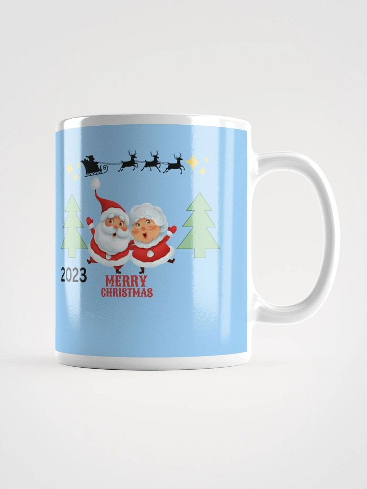 MERRY CHRISTMAS SANTA RIDES 2023 BABY BLUE product image (1)