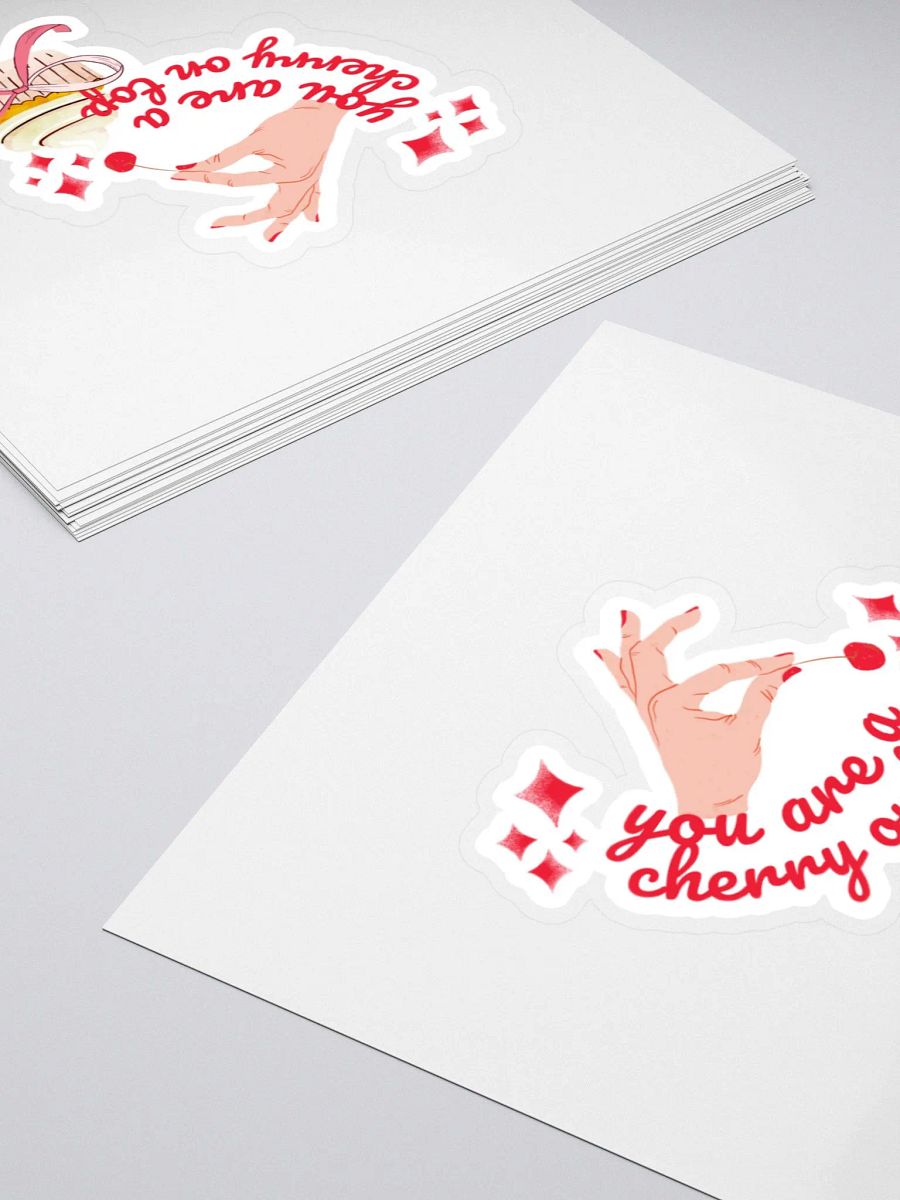 Cherry on Top Kiss-Cut Stickers product image (11)