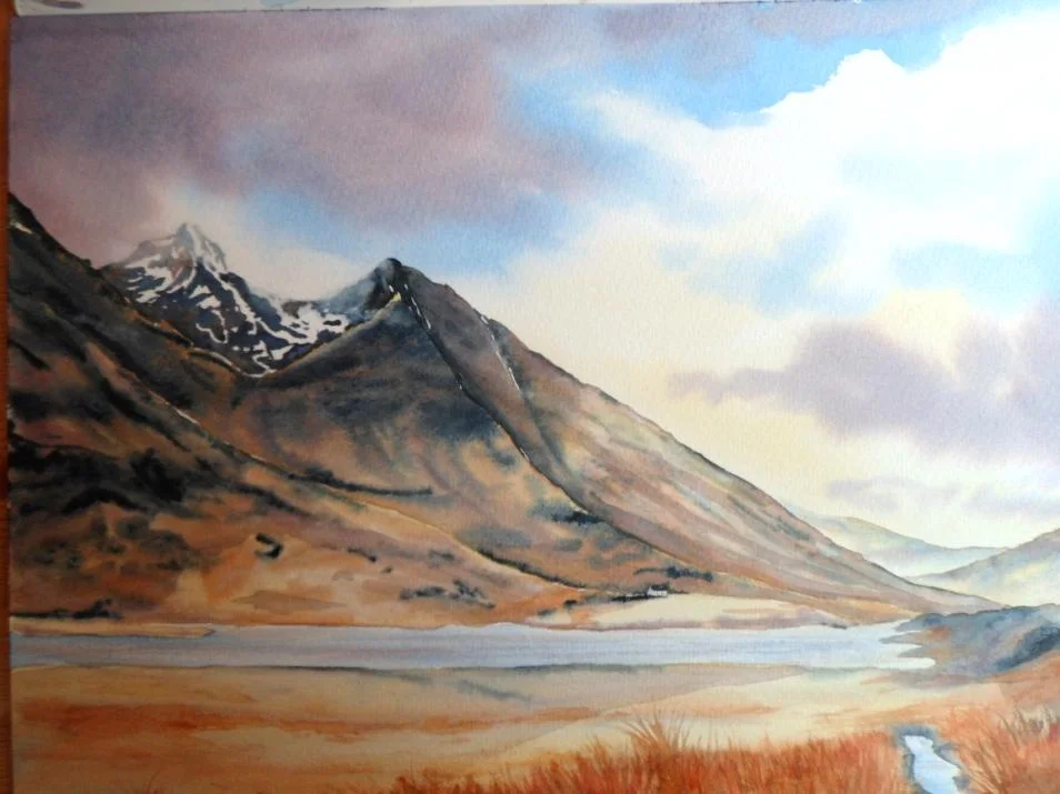 Glencoe Step By Step Watercolour Worksheet product image (1)