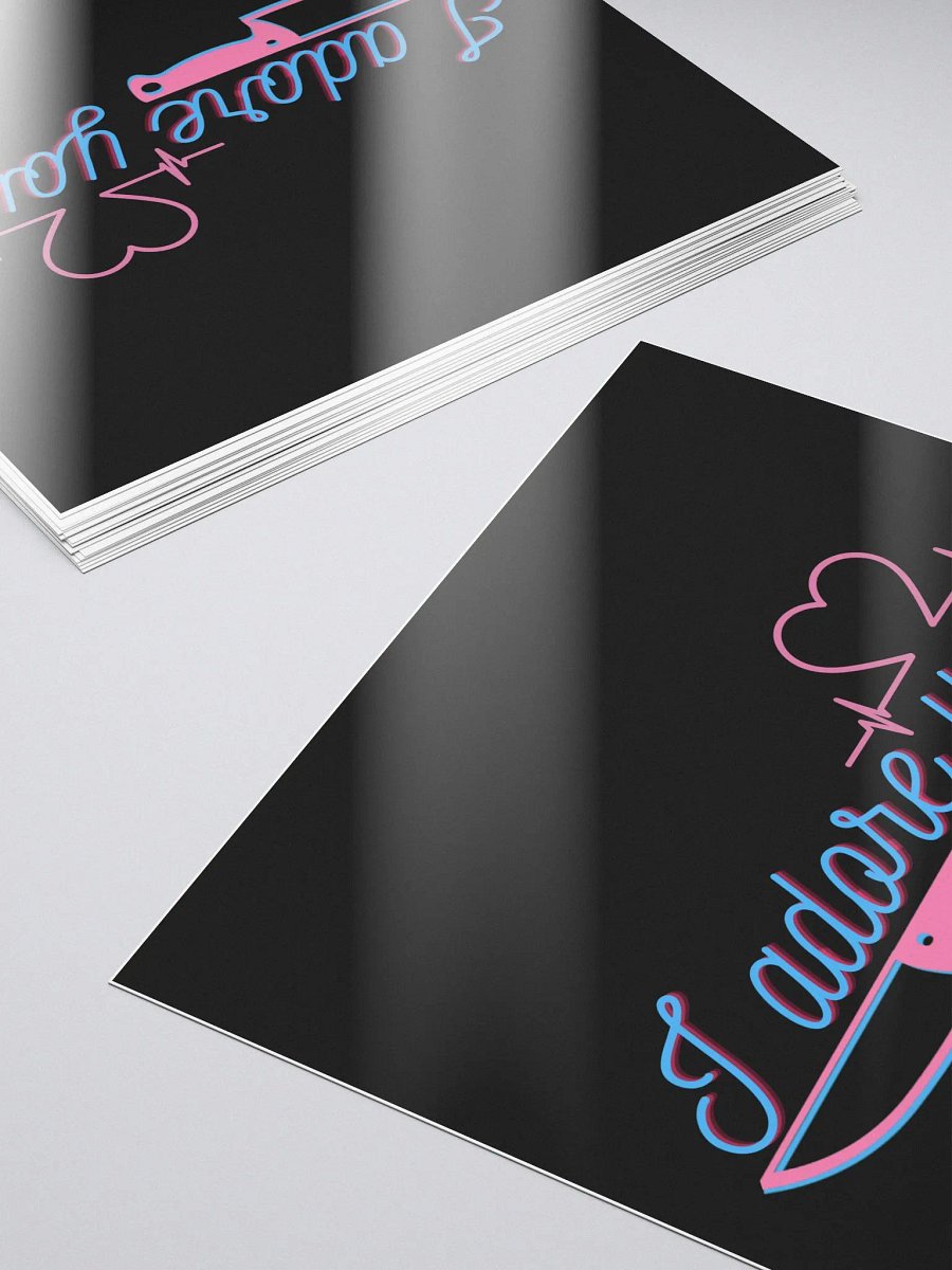 I adore you Sticker product image (5)