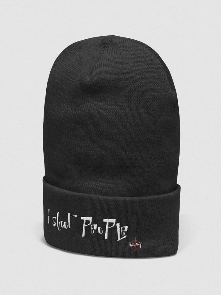 i shoot people cozy cuffed beanie product image (2)