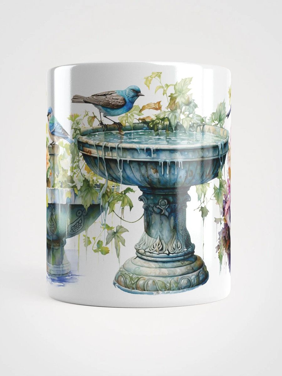 Serene Garden Birdbath Mug product image (5)