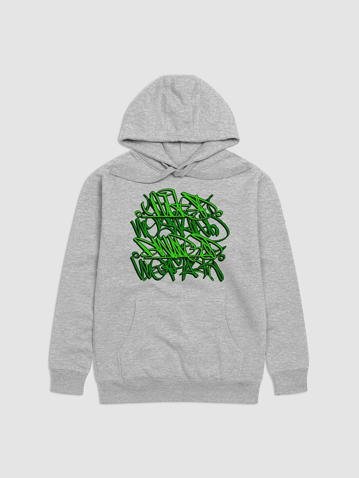 United We Stand, Divided We Fall (green graffiti), Hoodie 04 product image (1)