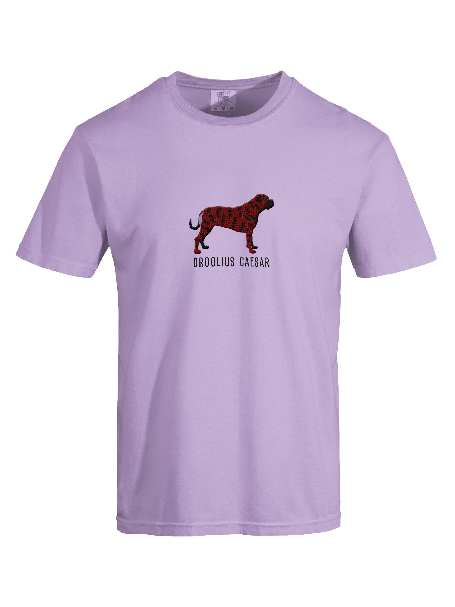 Droolius Caesar T-Shirt(Embroidered) of a Bullmastiff(Brindle) product image (37)