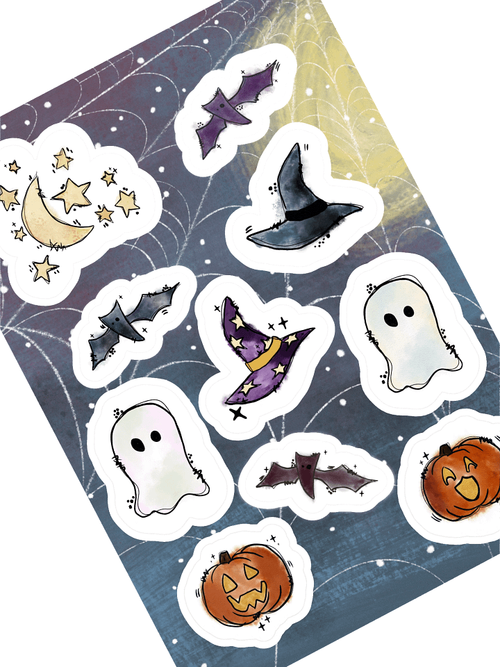 Spooky Halloween Sticker Sheet product image (1)