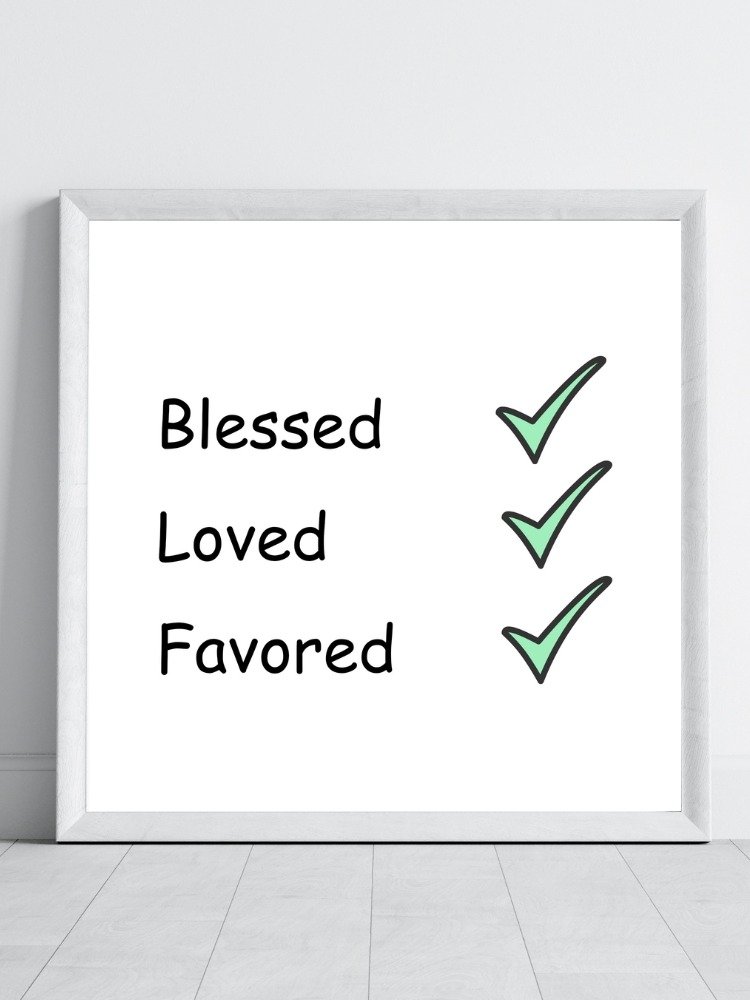 Blessed, Loved, Favored Printable Wall Art product image (3)