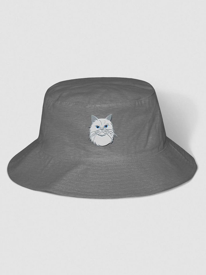 Whiskered White Persian Cat Bucket Hat product image (5)