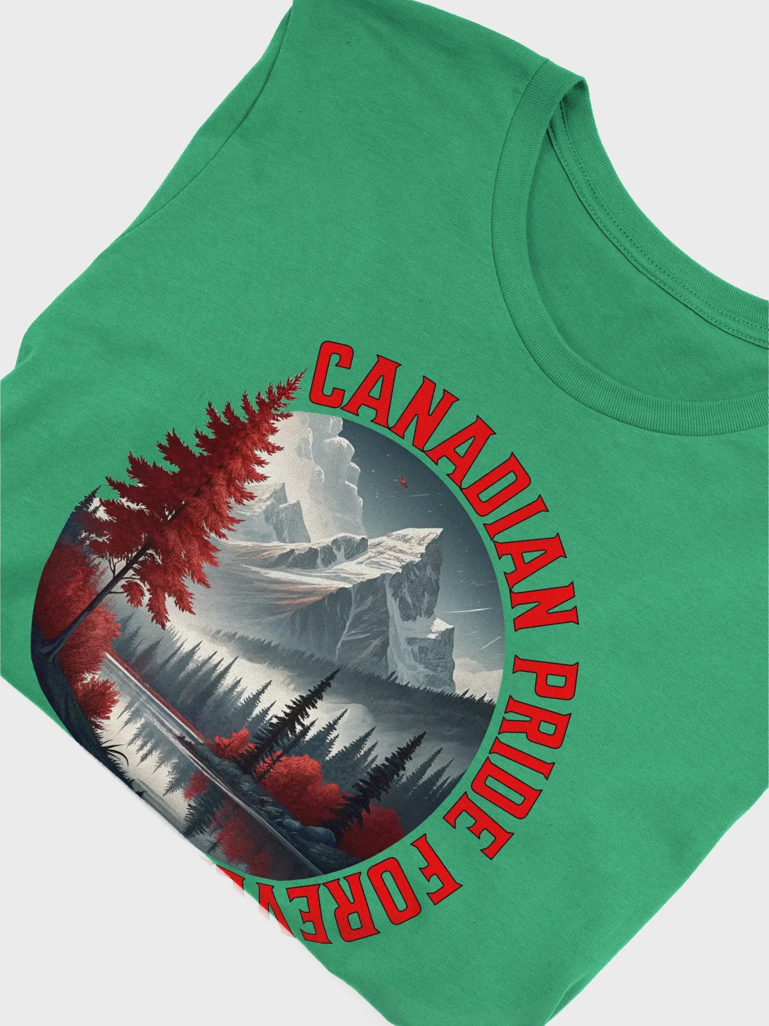 Canadian Pride Forever Mountain T-Shirt product image (3)